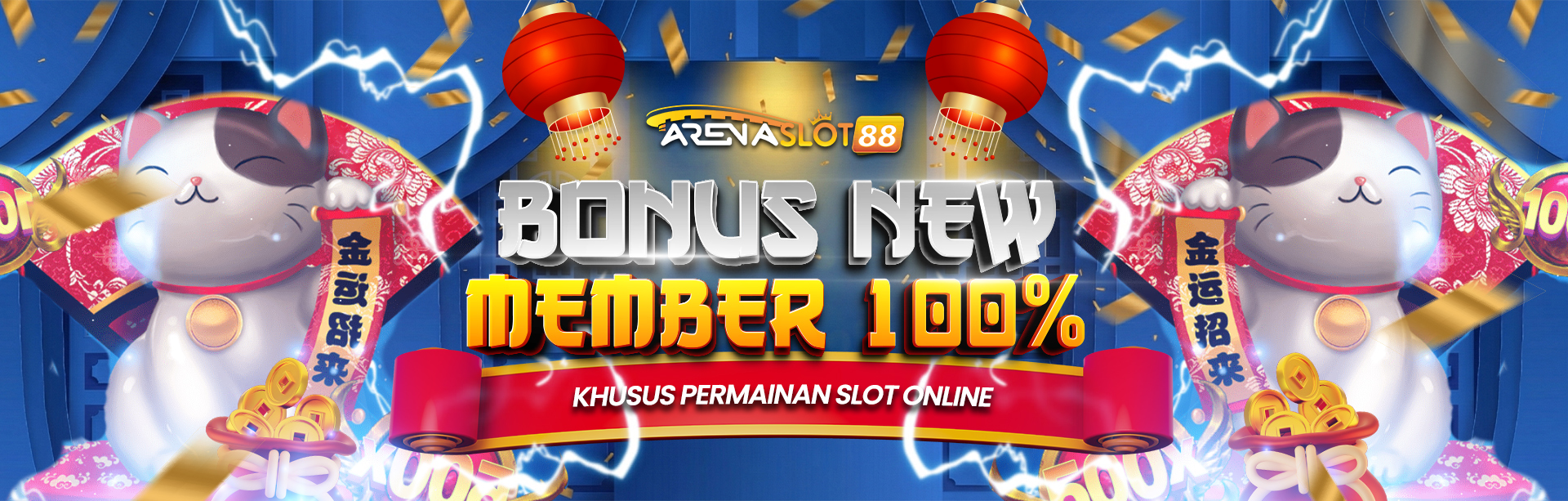 BONUS NEW MEMBER SLOTS 100%