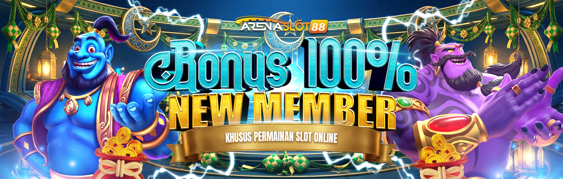 BONUS NEW MEMBER SLOTS 100%