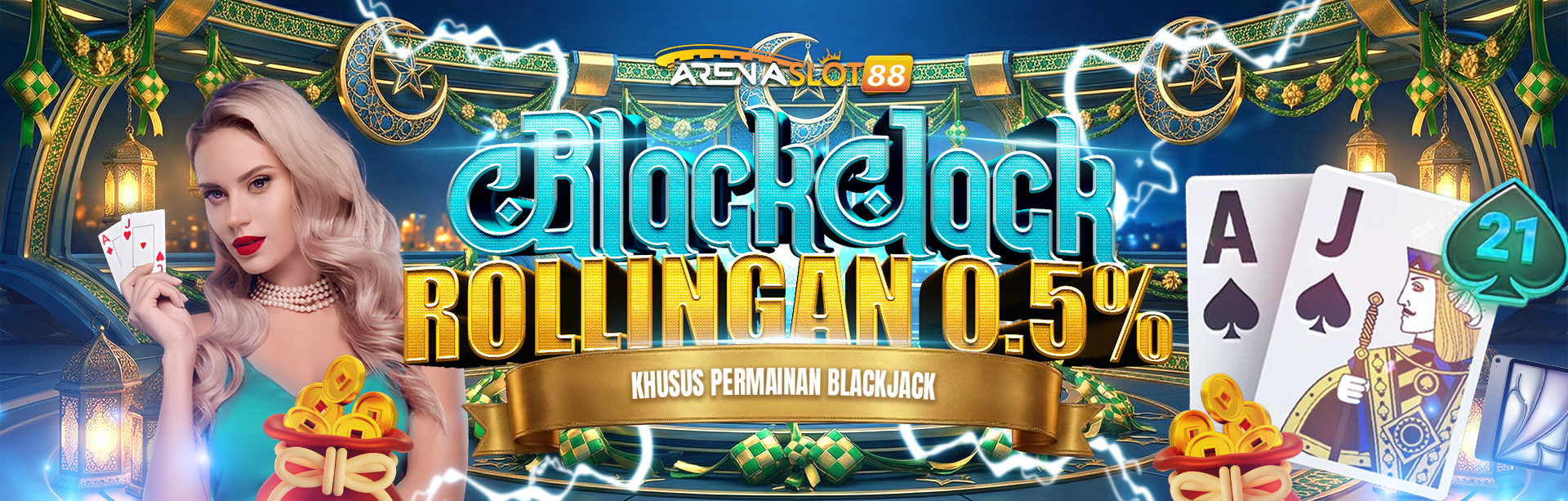 BONUS KOMISI BLACKJACK 0.5%